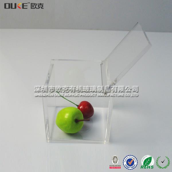 透明翻蓋有機(jī)玻璃零售盒 透明翻蓋有機(jī)玻璃零售盒