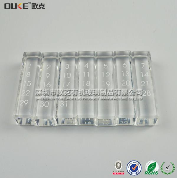 有機玻璃萬年歷 有機玻璃萬年歷