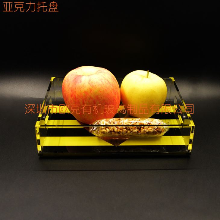 透明條紋零食托盤 透明條紋零食托盤