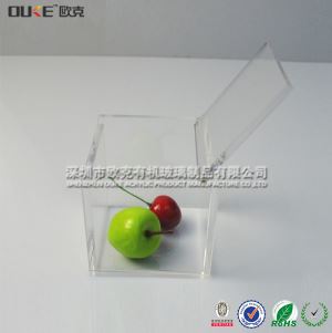 透明翻蓋有機玻璃零售盒