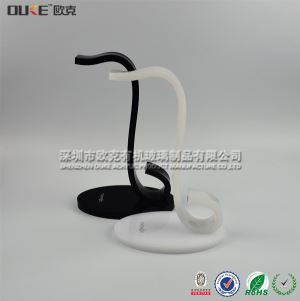 黑色耳機架