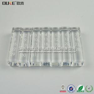 有機玻璃萬年歷