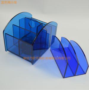 藍色展示架