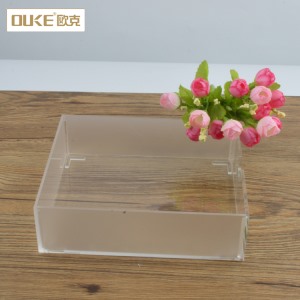 深圳有機玻璃制品加工廠定制亞克力收納托盤