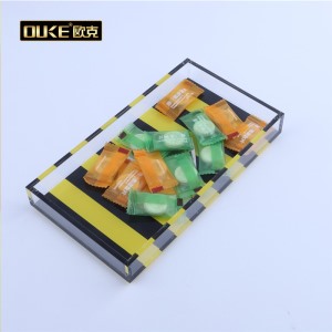 深圳實(shí)力廠家定制亞克力糖果收納小托盤(pán)